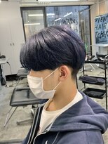 メンズヘアトーキョー 原宿(MEN'S HAIR TOKYO) 【ディープブラック】ブルーブラック/刈り上げセンターパート