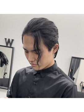 ウェーブ(WAVE) 呪術廻戦夏油傑風ヘアスパイラルパーマ/メンズパーマ