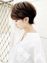 アンド ストーリーズ(&STORIES)&nbsp;大人可愛い小顔ひし形クビレ丸みボブ20代30代40代大人ショート