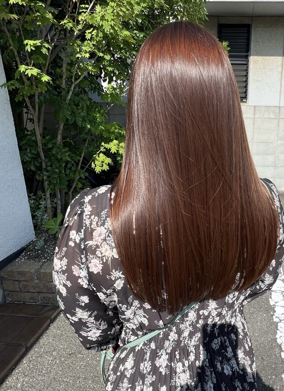 人気No.３　超高濃度水素ケアカラー-+髪質改善ストレ-ト