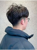 刈り上げマッシュ マッシュヘア ダウンパーマ