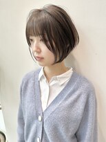 ステアケース 武蔵小杉店(stair:case) 大人かわいい丸みショートボブナチュラル長め