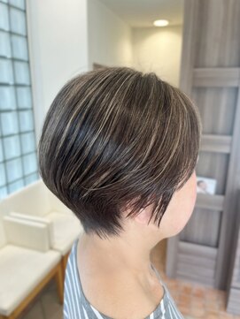 アッシュ 鶴ヶ峰2号店(Ash) 白髪ぼかしハイライト