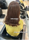 【Jingu yui】latte beige #w96