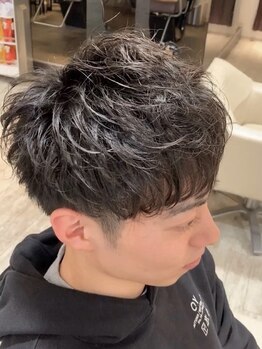 マシェリ バイ ハセ(ma cherie by HASE)の写真/男を上げる、魅力を最大限に引き出すメンズパーマならmacherie by HASEへ☆