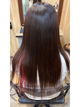 美髪改善専門サロン グラティテュードヘアー 美髪サプリロイヤル+酸性ストレート+ポイントカラー