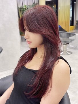 シティ(CITY) かきあげ前髪 レイヤーカット 表参道