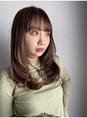 顔まわりゆったりハイレイヤー