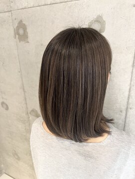 プラスシー(+C) 地毛にハイライトで艶髪に！福岡ハイライト/福岡脱白髪染め