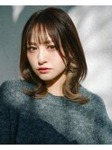 フェミニンレイヤーメルティカラー ★小顔似合わせカット
