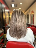 ロック フィールド&nbsp;レイヤーカットバレイヤージュ