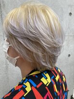 ユニバーストーキョー 池袋西口店(universe tokyo)&nbsp;【メンズ】シルバーデザインカラー　(池袋西口/ケアブリーチ)