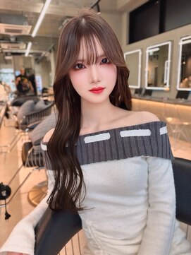 ロンドミラー 博多店(Lond Mirror) メルティカラー/フェニミンロング/似合わせカット/博多