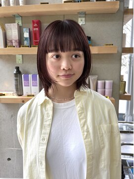 ウーフ(U-fu) ワイドバング/ショートボブ/外ハネボブ/レイヤーボブ