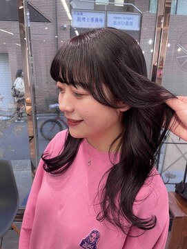 クラム(clam.) 地毛風ブラック