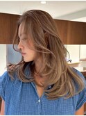 ハイライトバレイヤージュダブルカラーショートカット