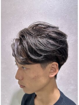 アッシュ 八王子店(Ash) 透明感グレージュ(ブリーチあり)ヘアセットは韓国風ガイルヘア！