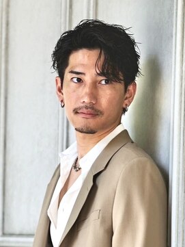 ゴート(GOATO) 大人シャドウパーマ 波打ち ジェントルバック 鹿児島メンズ