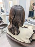 セミロングニュアンスレイヤー♪30代40代