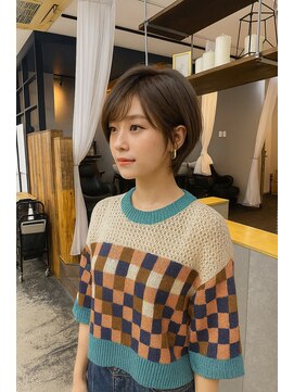 コポル(Copol) まわりと差がつく大人ショート×オリーブベージュ