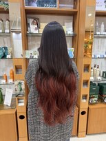 プランタンアヴェダ(printemps AVEDA)&nbsp;深みレッドのナチュラルグラデーション