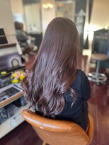 ローレン(LOREM)&nbsp;小顔Aラインロング×ピンクラベンダー12.10