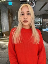 アフィナー 新宿(Afinar)&nbsp;ブリーチハイライト髪質改善ダブルカラーレイヤーカット/新宿駅