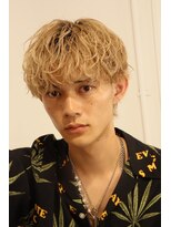 エース(ACES)&nbsp;無造作パーマブランド刈り上げマッシュツーブロック