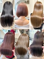 キュア 池袋(CURE) 髪質改善特化×透明感ブリーチなしカラー #000