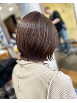 TMJ&nbsp;熊本韓国レイヤードボブ×縮毛矯正×透明感カラー