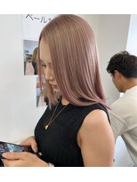 リエンス(RIENS)&nbsp;【RIENS】ピンクベージュ×艶ストレート
