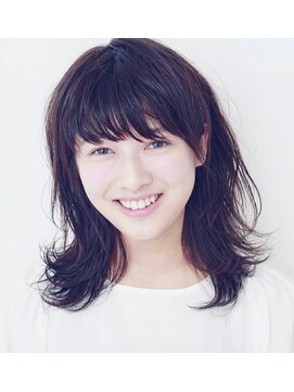 アピッシュ シーナ 海老名店(apish ciena) ＊ワイドバングラフカール♪耳かけ愛され万能ミディ