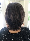 外ハネレイヤーショート◎30代40代50代