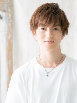 モッズヘア メン 新所沢店(mod's hair men) 明るめカラーの無造作ショートb