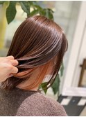 《HAIRZ》大岩真弓☆旬なインナーカラー(^^)ヘルシーオレンジ！