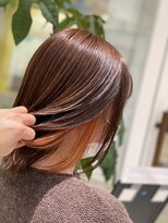 ヘアーズ 住吉店(HAIRZ)&nbsp;《HAIRZ》大岩真弓☆旬なインナーカラー(^^)ヘルシーオレンジ！