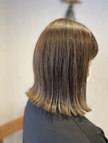 アフィックスヘア 新小岩(affix hair)&nbsp;ハイライト×外ハネ×グレージュ