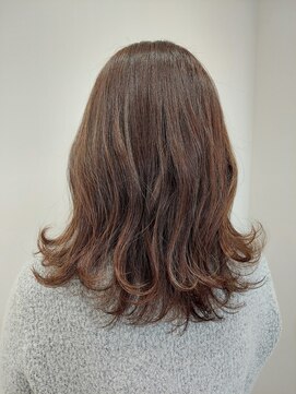 ファースト 泉中央店(first) ベージュピンク/レイヤーロング/20代30代40代