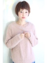 オーロ 緑地公園店(ORO)&nbsp;ことりベージュアッシュブラウン大人かわいいワンサイドショート