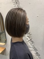 クロン(cron) 白髪ぼかしハイライト