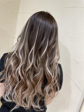 ニーナ ビューティーサロン(NINA Beauty Salon) ダメージレスバレイヤージュ♪#バレイヤージュ#ハイライト
