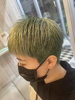 ラグーン(LAGOON)&nbsp;ハイトーンカラー/ブリーチ/ボーイッシュ女子/バズカット