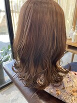 レイリー(LAiLy)&nbsp;★マロンブラウン大人可愛い外ハネレイヤースタイル