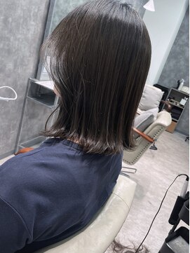 フォンド 津田沼(fond.) 斜めバング/グレージュカラー/デザインカラー/津田沼駅