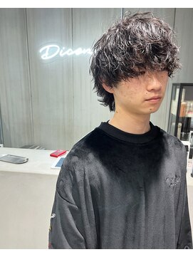 ディセンシー(Dicency) 【Dicency】メンズ  マッシュウルフ×ツイストスパイラル