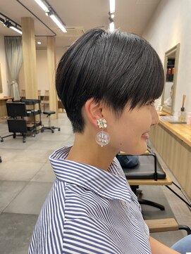 サンド 表参道(sand) ショートボブパーマ20代30代40代イヤリングカラー大人可愛い