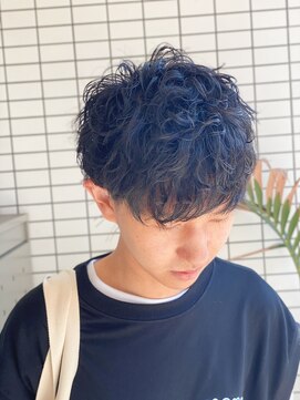 スウェル 船橋店(Swell) ハイライト/マッシュパーマ/束感/波巻き/メンズ