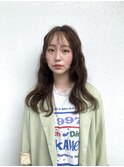 ベージュカラー×ハイライト