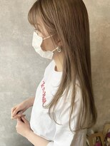 ダリー 菊水店(Dali)&nbsp;ミルクティーベージュ・ブリーチ・ハイトーン・ロング