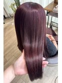 20代30代40代ブリーチなしダブルカラーカシスピンク
